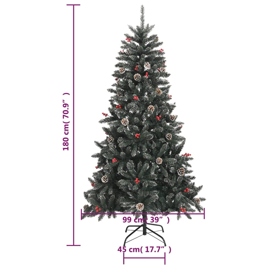 Kunstkerstboom Met Standaard Pvc Groen 1 180 cm