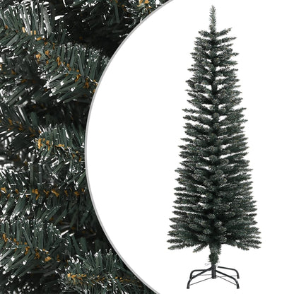 Kunstkerstboom Met Standaard Smal Pvc Groen 1 120 cm