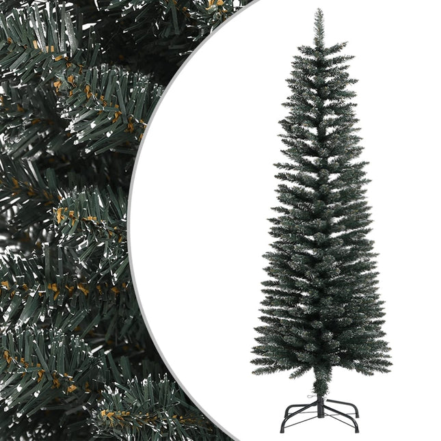 Kunstkerstboom Met Standaard Smal 20 Cm Pvc Groen 120 x 40.5 cm