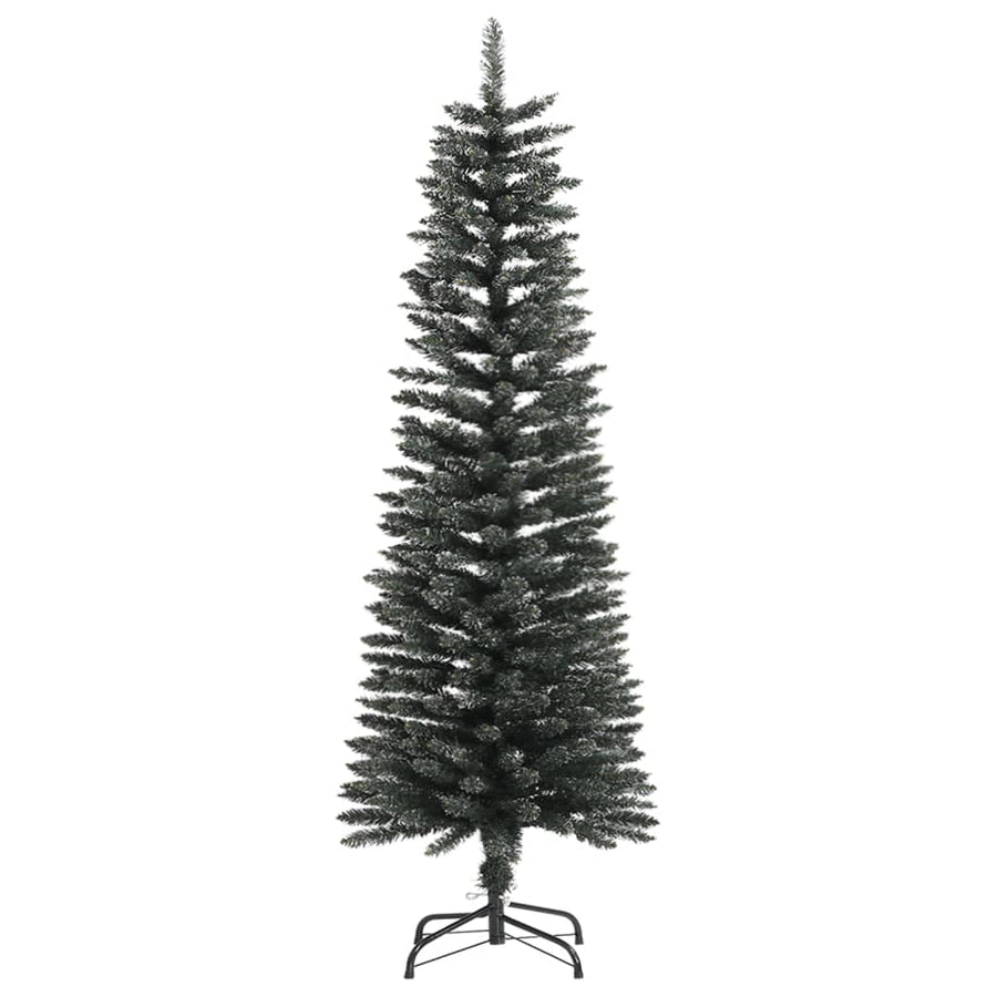 Kunstkerstboom Met Standaard Smal Pvc Groen 1 120 cm