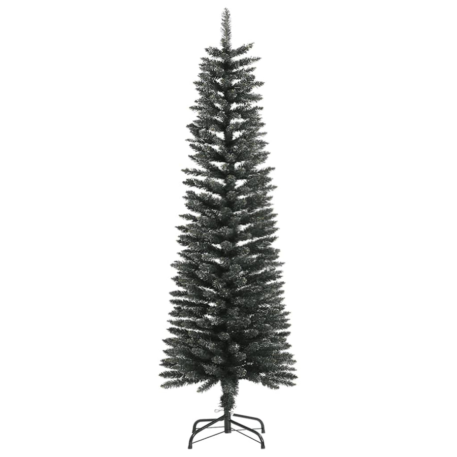 Kunstkerstboom Met Standaard Smal 50 Cm Pvc Groen 150 x 43 cm