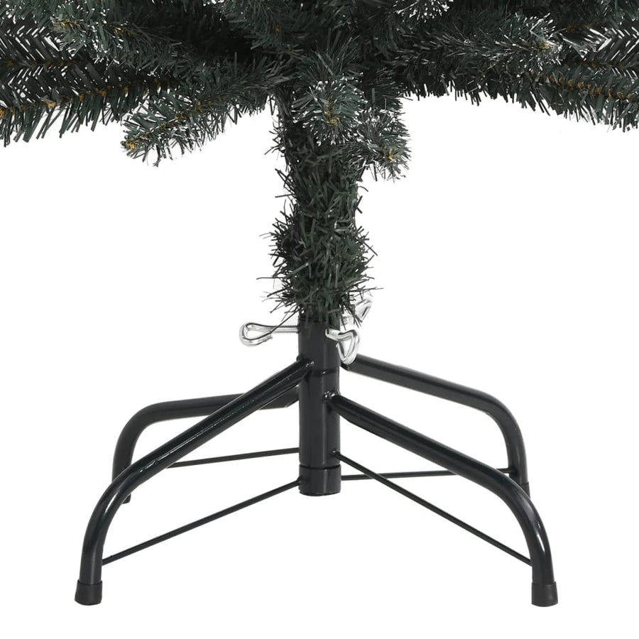 Kunstkerstboom Met Standaard Smal 50 Cm Pvc Groen 150 x 43 cm