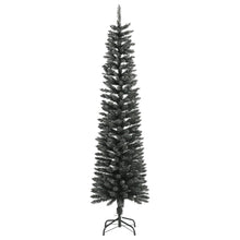 Kunstkerstboom Met Standaard Smal 80 Cm Pvc Groen 180 x 50.5 cm