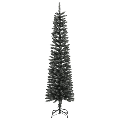 Kunstkerstboom Met Standaard Smal 80 Cm Pvc Groen 180 x 50.5 cm
