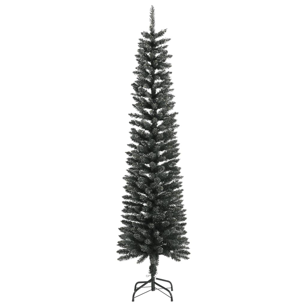 Kunstkerstboom Met Standaard Smal Pvc Groen 1 210 cm