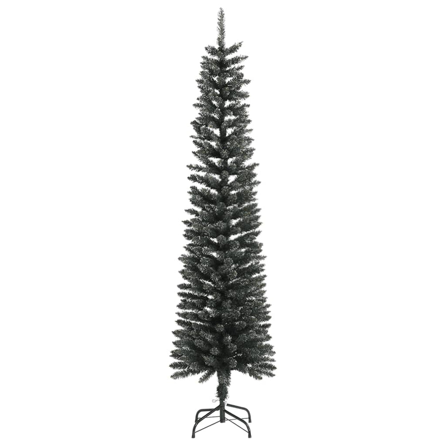 Kunstkerstboom Met Standaard Smal Pvc Groen 1 210 cm