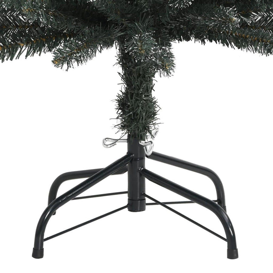 Kunstkerstboom Met Standaard Smal Pvc Groen 1 210 cm