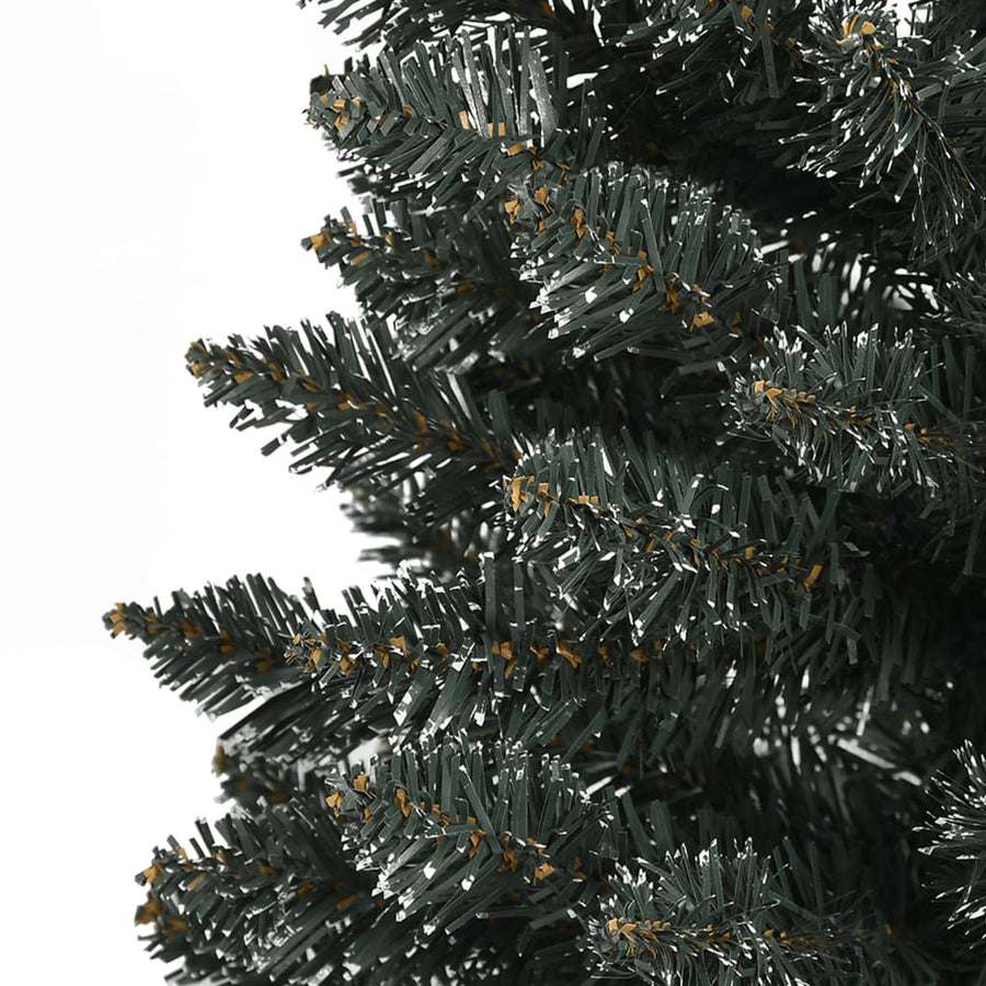 Kunstkerstboom Met Standaard Smal Pvc Groen 1 210 cm