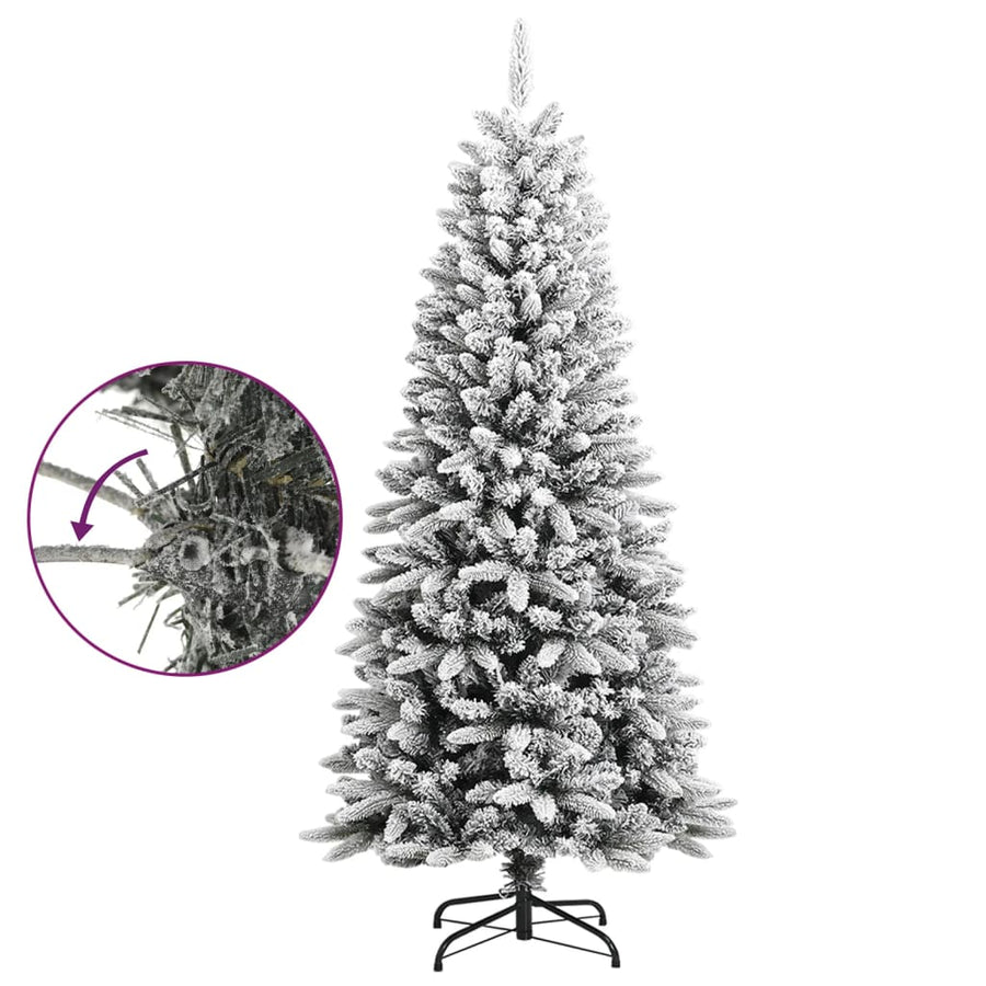 Kunstkerstboom Met Sneeuw 50 Cm Pvc En Pe 150 x 63 cm