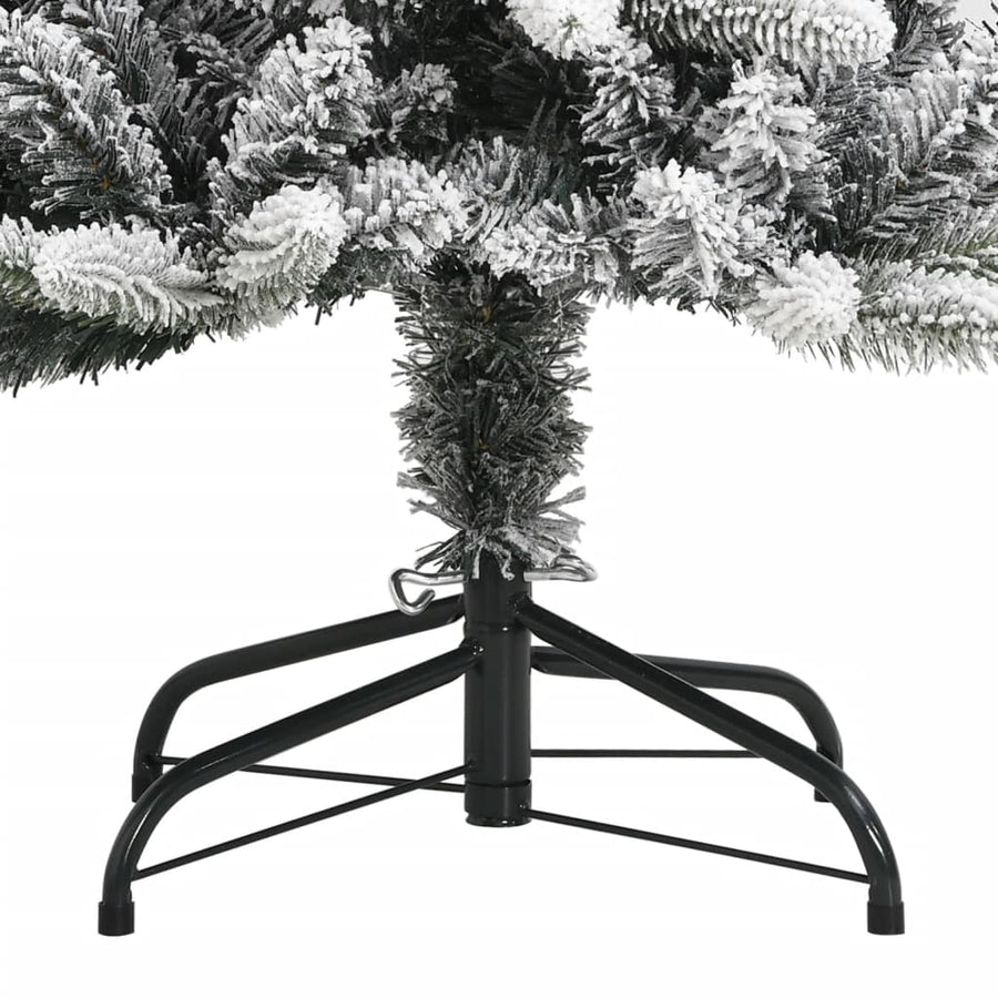 Kunstkerstboom Met Sneeuw 80 Cm Pvc En Pe 180 x 73 cm