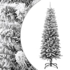 Kunstkerstboom Met Sneeuw Smal 50 Cm Pvc En Pe 150 x 50 cm