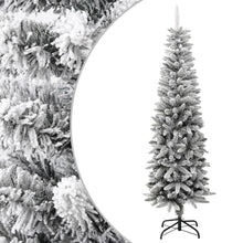 Kunstkerstboom Met Sneeuw Smal 180 Cm Pvc En Pe 180 x 55 cm