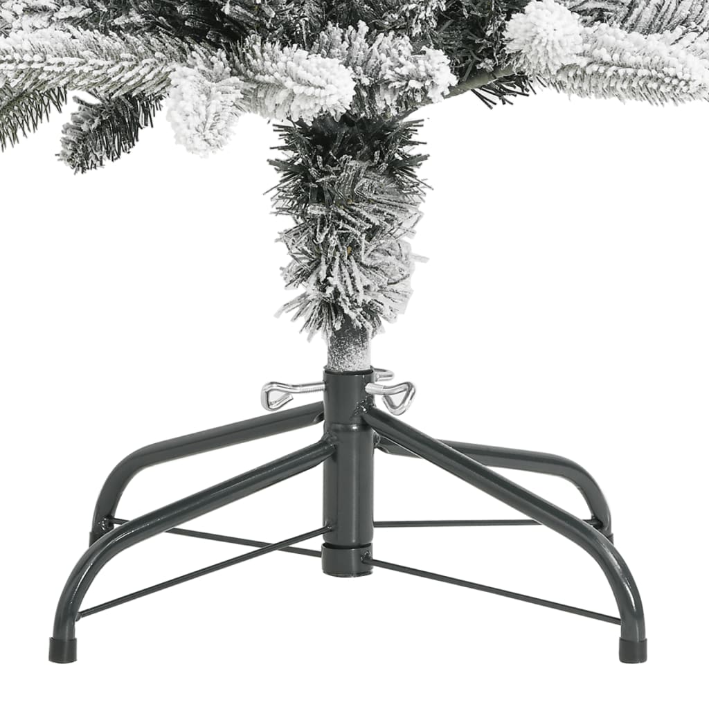 Kunstkerstboom Met Sneeuw Smal 180 Cm Pvc En Pe 180 x 55 cm