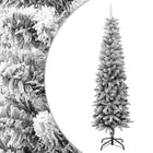 Kunstkerstboom Met Sneeuw Smal 20 Cm Pvc En Pe 210 x 60 cm