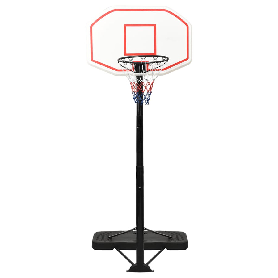 Basketbalstandaard 258-363 Cm Polyetheen Wit