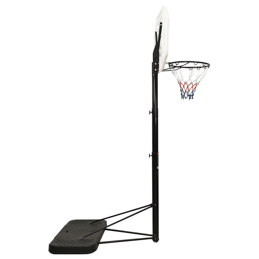 Basketbalstandaard 258-363 Cm Polyetheen Wit