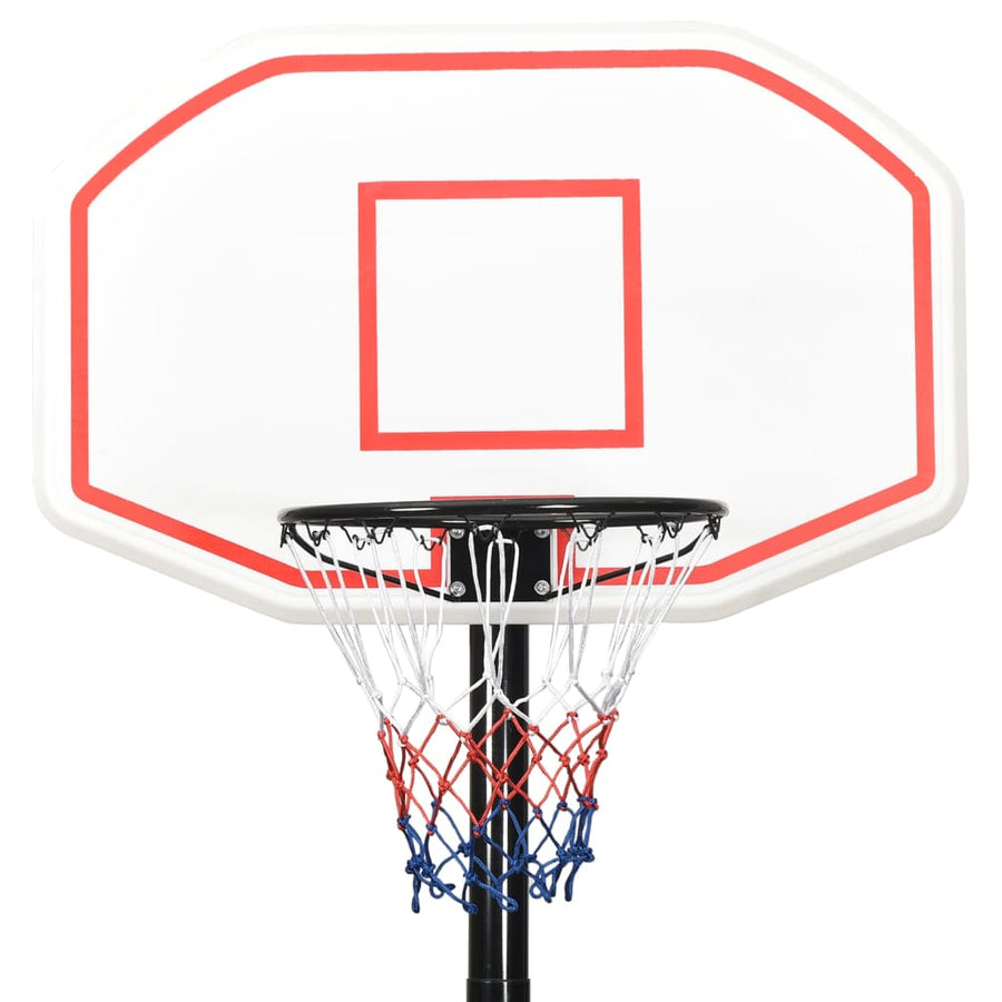 Basketbalstandaard 258-363 Cm Polyetheen Wit