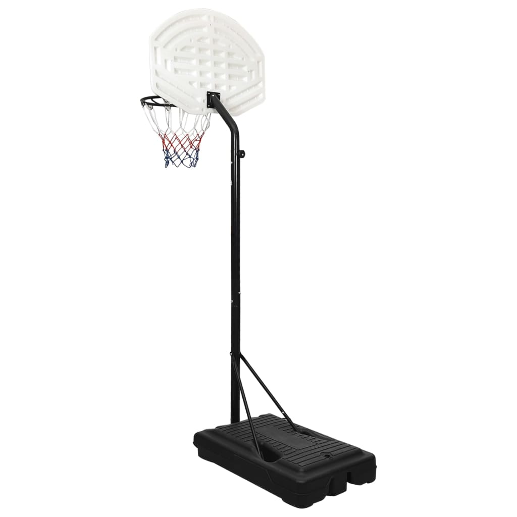 Basketbalstandaard 237-307 Cm Polyetheen Wit
