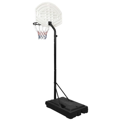Basketbalstandaard 237-307 Cm Polyetheen Wit