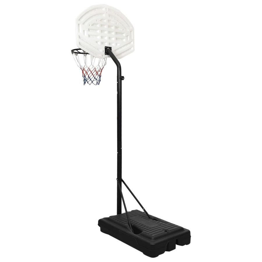 Basketbalstandaard 237-307 Cm Polyetheen Wit