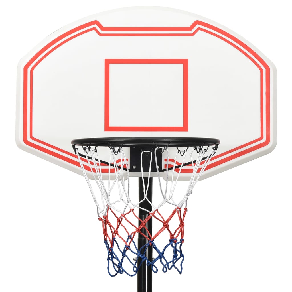 Basketbalstandaard 237-307 Cm Polyetheen Wit