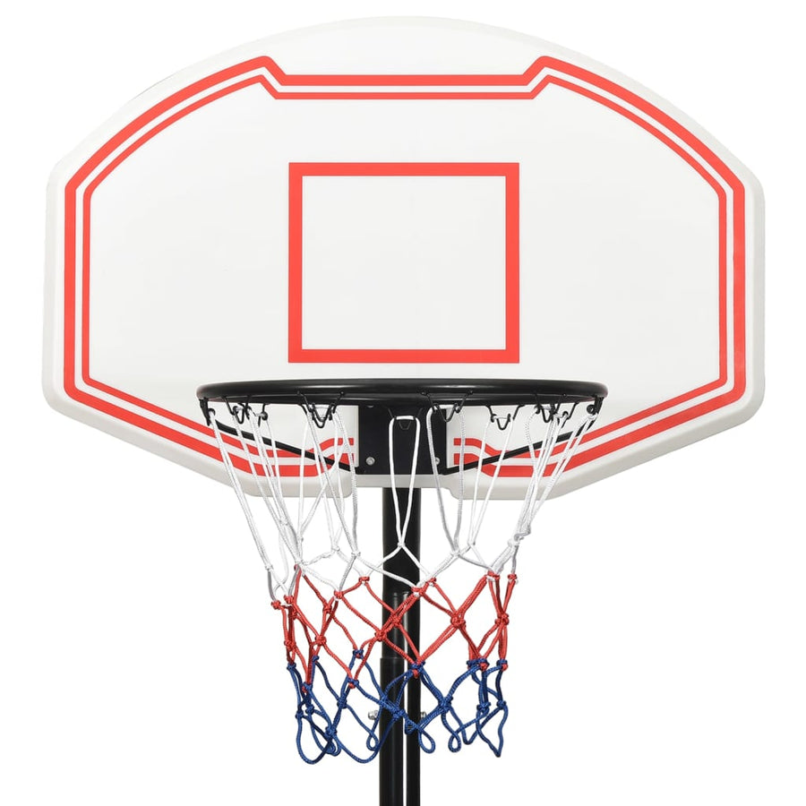 Basketbalstandaard 237-307 Cm Polyetheen Wit