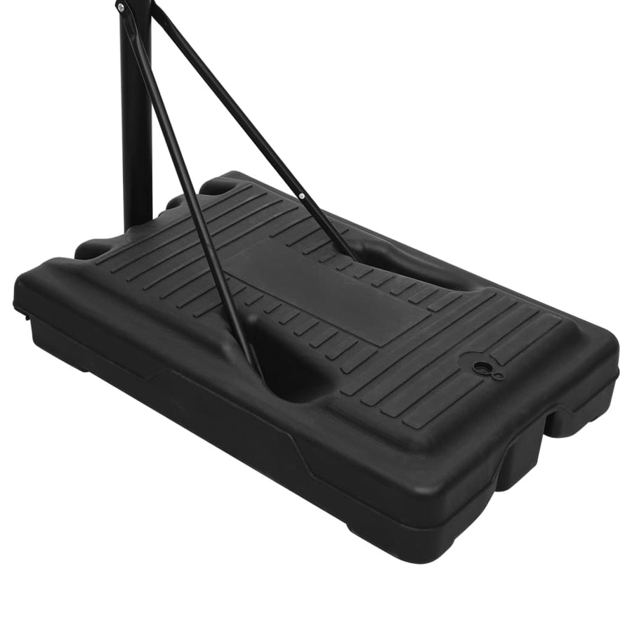 Basketbalstandaard 237-307 Cm Polyetheen Wit