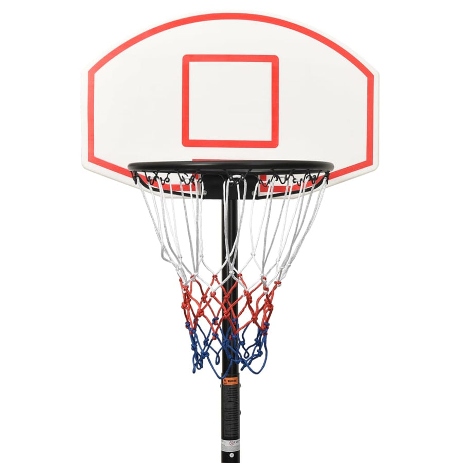 Basketbalstandaard 216-250 Cm Polyetheen Wit