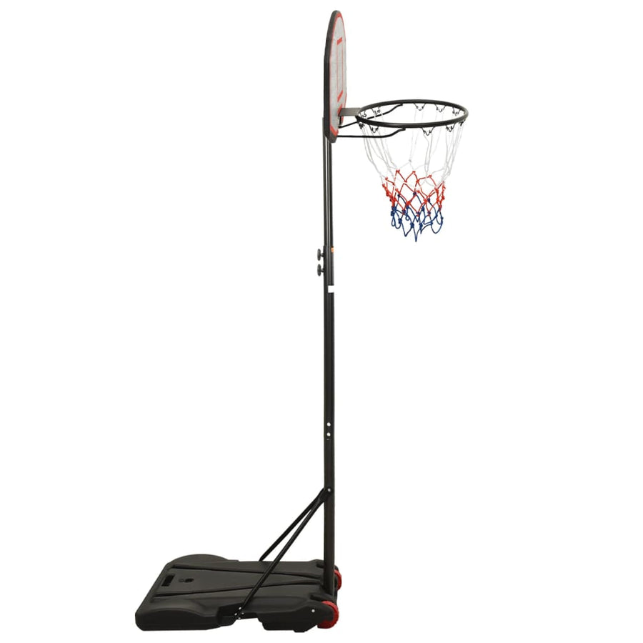 Basketbalstandaard 216-250 Cm Polyethyleen Zwart