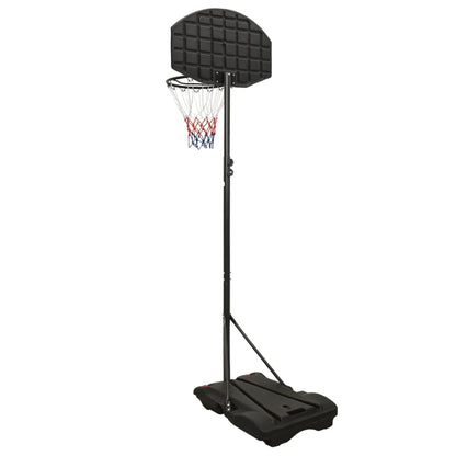 Basketbalstandaard 216-250 Cm Polyethyleen Zwart