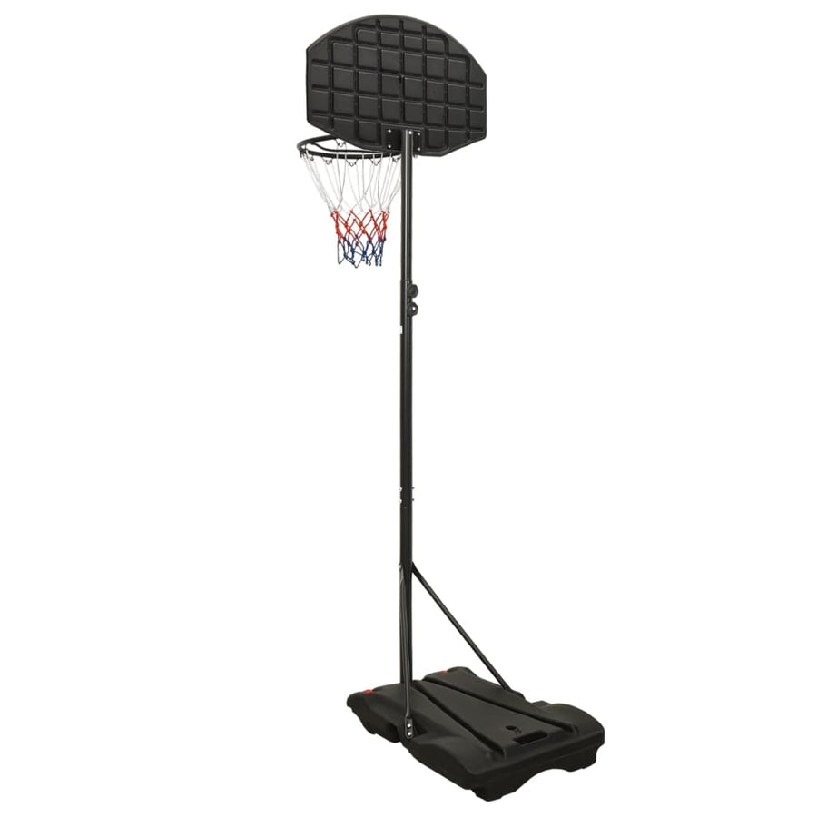 Basketbalstandaard 216-250 Cm Polyethyleen Zwart