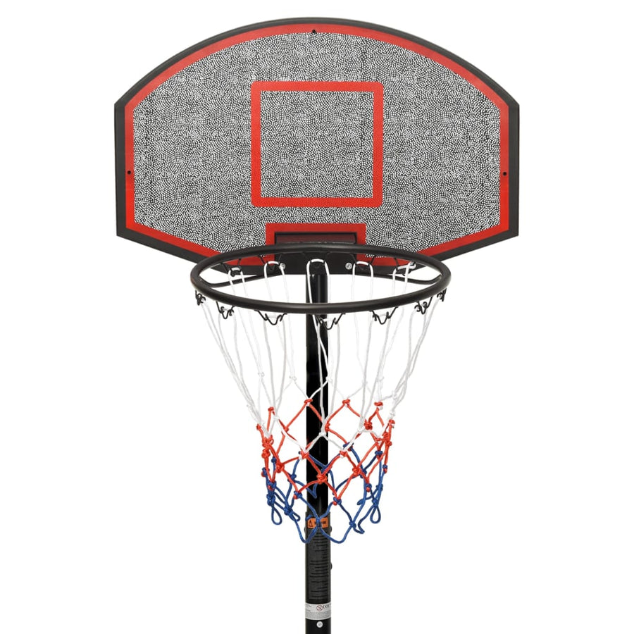 Basketbalstandaard 216-250 Cm Polyethyleen Zwart