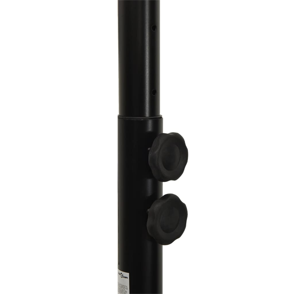 Basketbalstandaard 216-250 Cm Polyethyleen Zwart