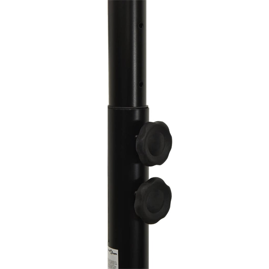 Basketbalstandaard 216-250 Cm Polyethyleen Zwart
