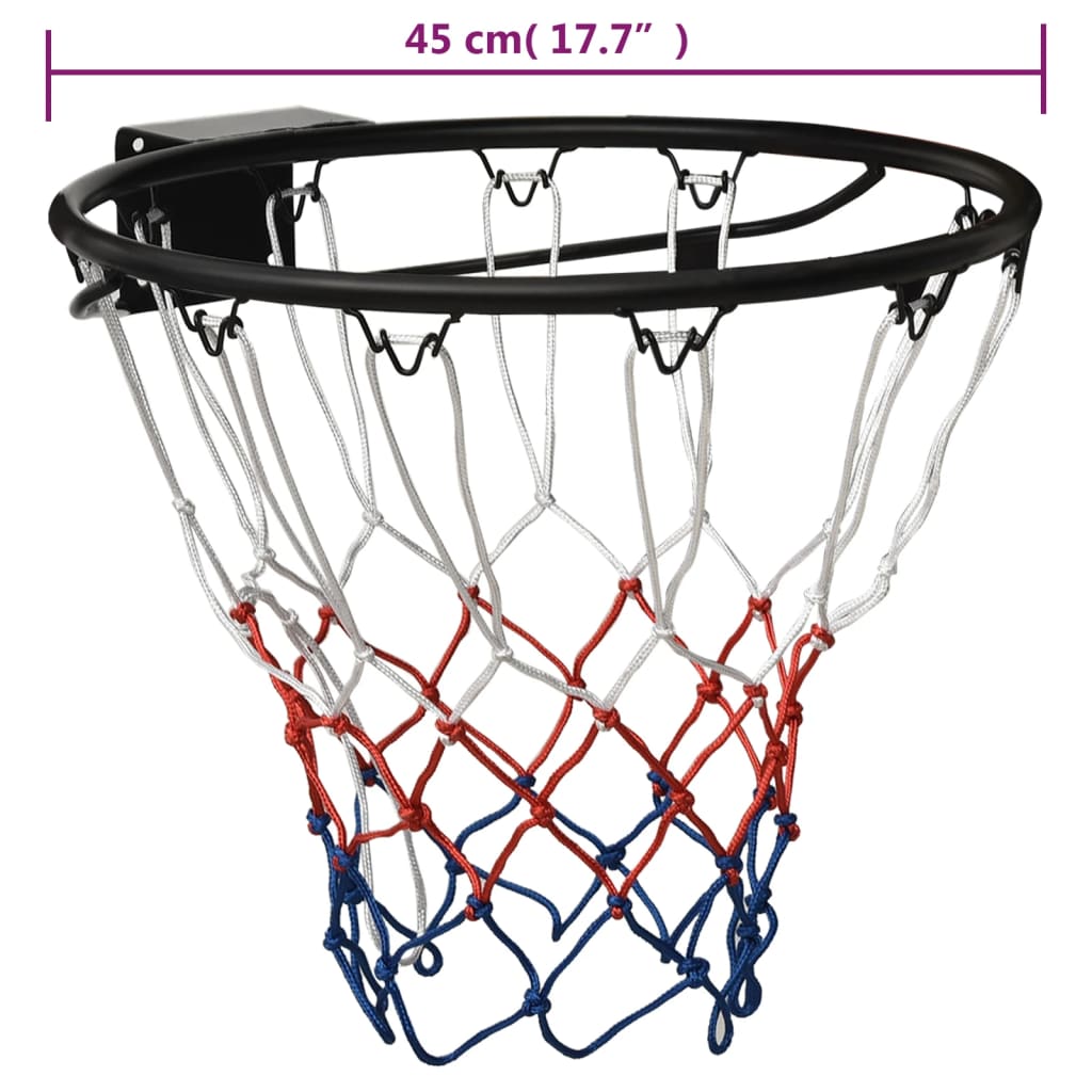Basketbalring 45 Cm Staal Ø 45 cm Zwart