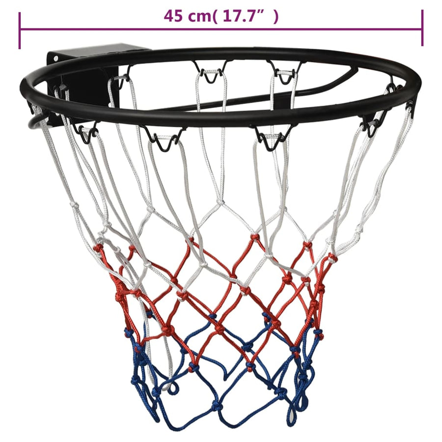 Basketbalring 45 Cm Staal Ø 45 cm Zwart