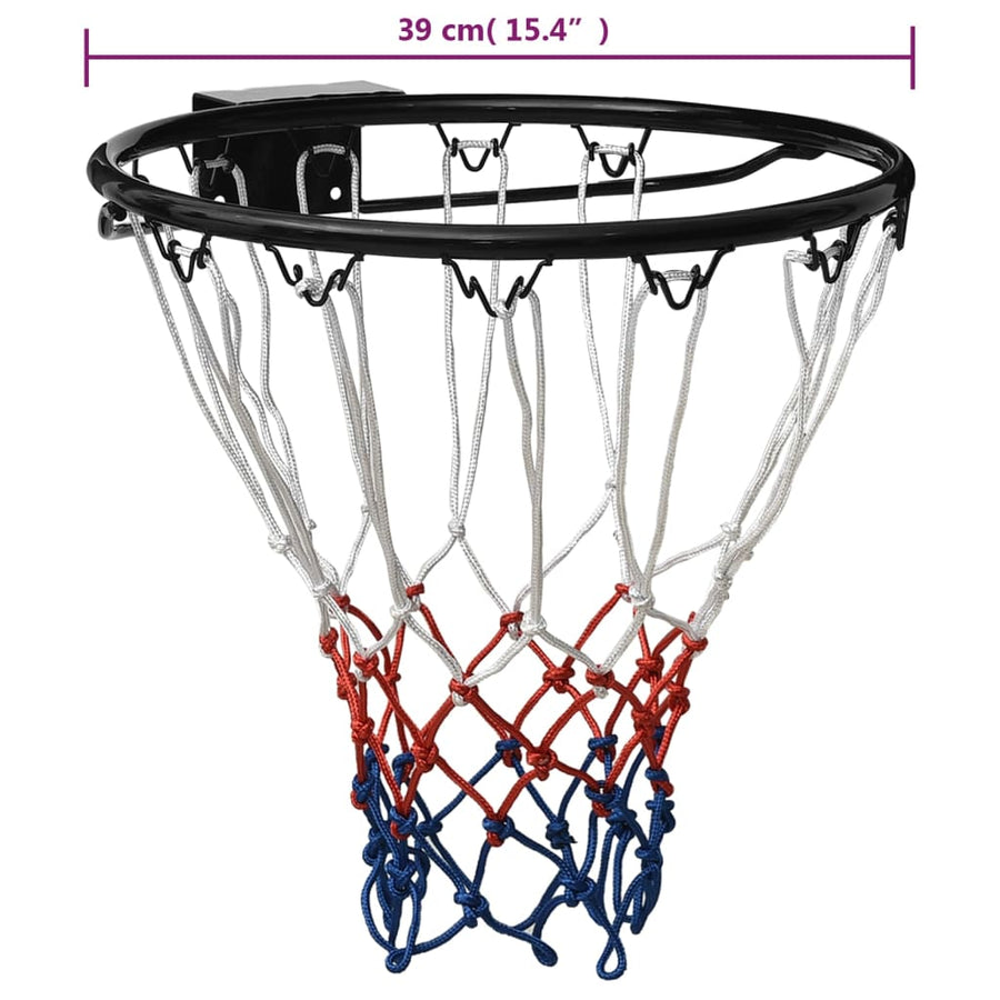 Basketbalring 39 Cm Staal Ø 39 cm Zwart