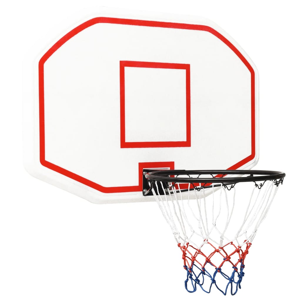 Basketbalbord Polyetheen 109 x 71 x 3 cm Wit