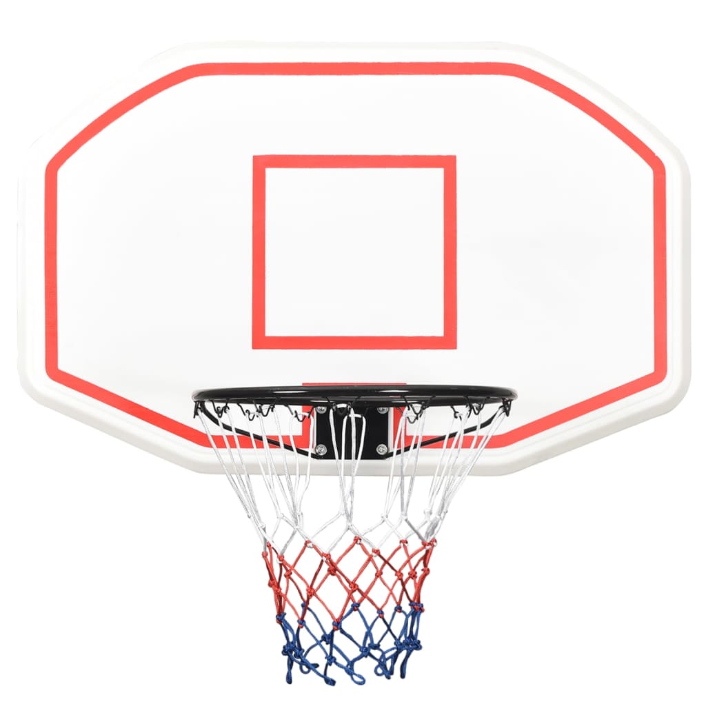 Basketbalbord Polyetheen 109 x 71 x 3 cm Wit