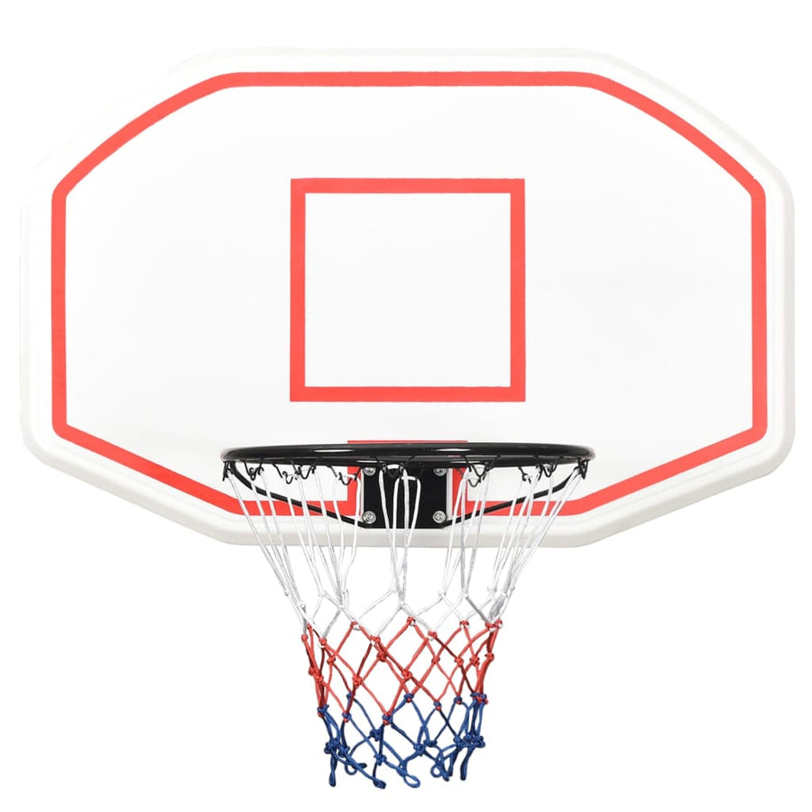 Basketbalbord Polyetheen 109 x 71 x 3 cm Wit