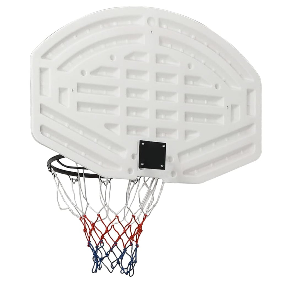 Basketbalbord Polyetheen 90 x 60 x 2 cm Wit
