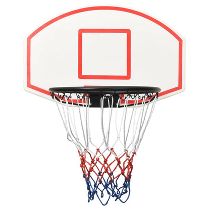 Basketbalbord Polyetheen 71 x 45 x 2 cm Wit