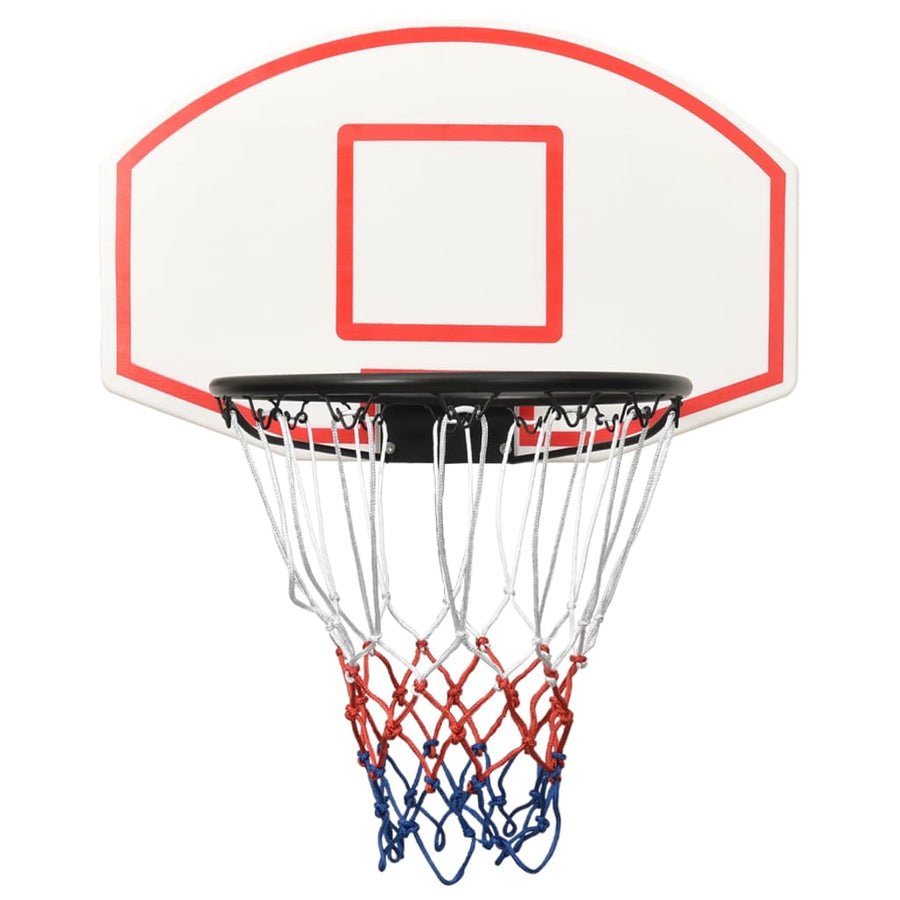 Basketbalbord Polyetheen 71 x 45 x 2 cm Wit