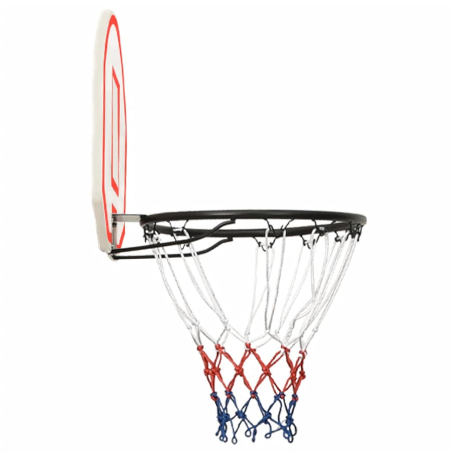 Basketbalbord Polyetheen 71 x 45 x 2 cm Wit