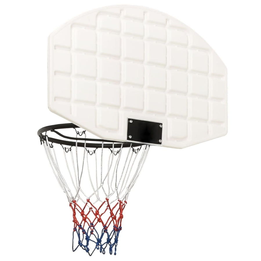 Basketbalbord Polyetheen 71 x 45 x 2 cm Wit