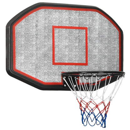 Basketbalbord Polyetheen 109 x 71 x 3 cm Zwart