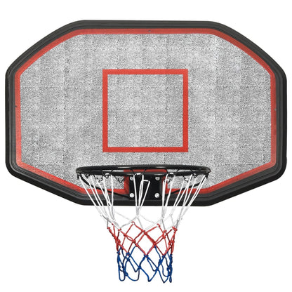 Basketbalbord Polyetheen 109 x 71 x 3 cm Zwart