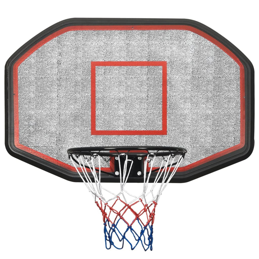Basketbalbord Polyetheen 109 x 71 x 3 cm Zwart