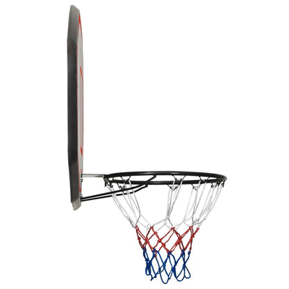 Basketbalbord Polyetheen 109 x 71 x 3 cm Zwart