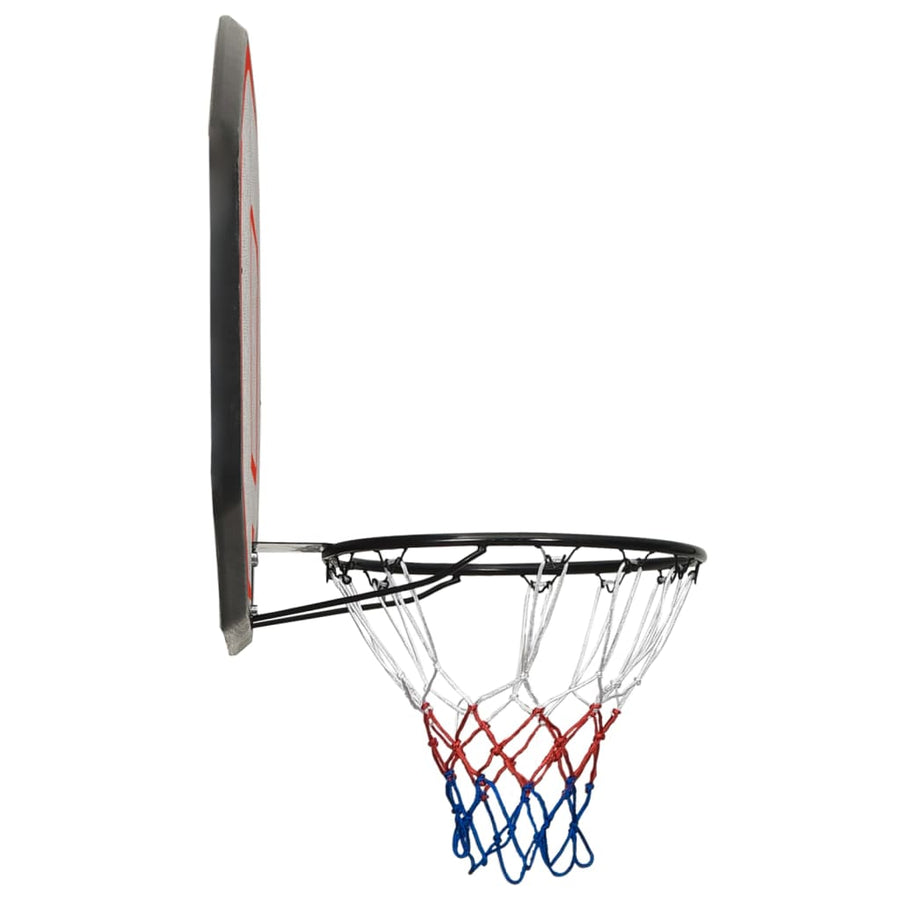 Basketbalbord Polyetheen 109 x 71 x 3 cm Zwart